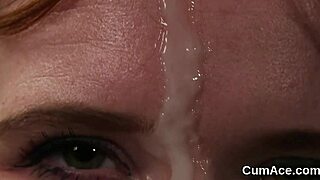 Horny Doll Swallows Facial Jism