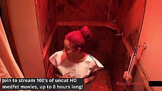 i'm daisy ducati getting examined by doctor tampa for my university physical, spreading my small tits.