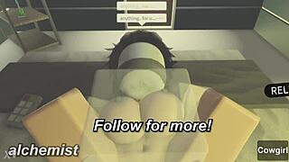 Riding Monster Cock in Condo Cumshot Scene