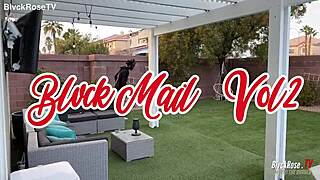 Lovelylanalee catches neighbor's husband peeping in backyard