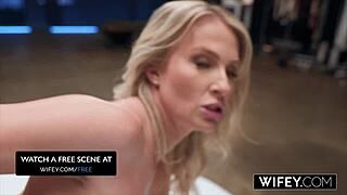 Curvy hotwife Andi Avalon rides huge BBC as hubby watches