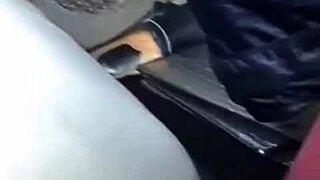 Cute japanese woman shows feet