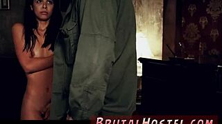 ebony 18+ with massive tits gets dominated vintage style! 😲