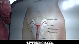 Humpingmom - short haired busty milf stepmother olive glass educating her horny stepson