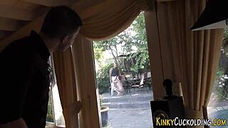 cuckolding babe gets creamed in wild hardcore session!