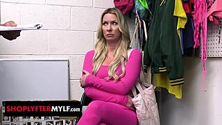 Hey yoga teacher, think you can shoplift from my store without a bent-over missionary pounding on tape?