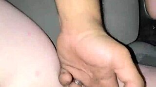 Intense pillow play outdoors with ass, pussy, and tits fingering, squirting, and masturbation for horny bbw