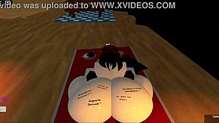 that fat ass whore is getting bred hard in roblox style