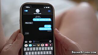 Josie Tucker rides big cock in doggystyle and missionary.