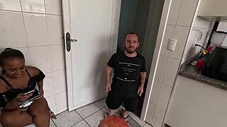 Petite vixen gets pounded and leaves with cum-filled pussy