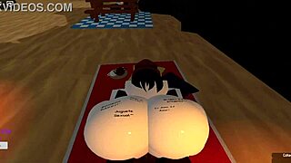 that fat ass whore is getting bred hard in roblox style