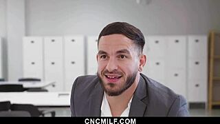 i got a inside glimpse from the freeuse office where everyone fucks while working - cncmilf