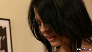 Multiple Squirt Orgasms in Rough Casting Fuck for Tiny Teen by Big Dick!