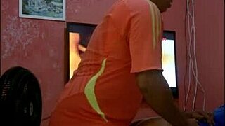 Tearing brunette's ass in anal fucking