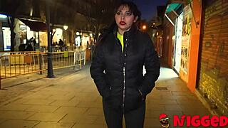 latina petite 18+ daniela nerea gets double black cock in doggystyle and cowgirl