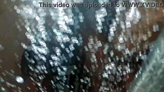 Husband says, Watch Karina take Lucas's big black cock in shower.