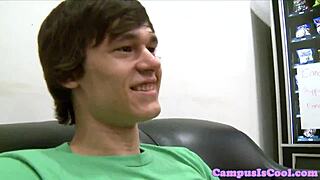 Real Slut Gets Mouthful of Cum in Sorority Dorm Group