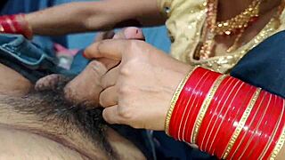 Most Beautiful Married Bhabhi Gives Stunning Indian Blowjob