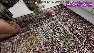 Iranian persian homemade video with cute brunette