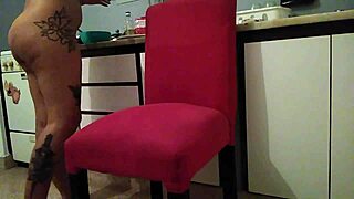 He Fucks A Cute Big Ass In The Kitchen