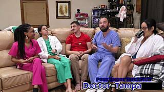 dr tampa checks aria nicole during her 2023 physical