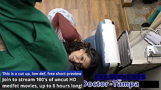 dr tampa checks aria nicole during her 2023 physical