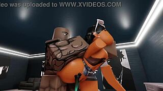 She lost a bet and had to handle four big black cocks