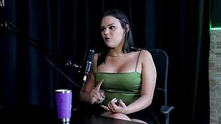 Maria Bittencourt Starts As Escort In Sheer Red, Films With Two Men