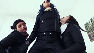 Can these horny sweeties handle 69 pussy eating and dildo diving in shaved pussies?