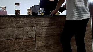 blonde cheats on husband with stranger at bar, gets anal creampie