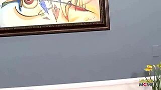 demi delia enjoys dick riding and cum swallowing