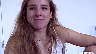 putalocura - wild bedroom session with young elisa sol after a chat