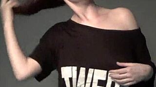 emma photoshoot with natural tits and fetish elements