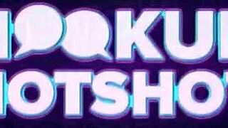 Harley Haze gives sloppy deepthroat handjob