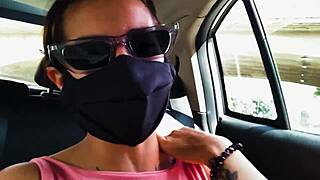 I gave my big black cock to the trainer and she came hard - full in sheer red