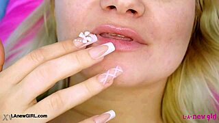 Flawless Blonde Beauty Reveals Her Sexy Body!