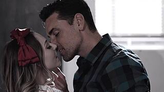 cheerleader teen lily larimar praised by older teacher ryan driller for hardcore sex