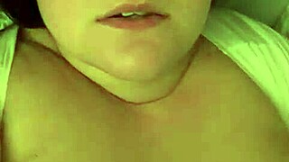 Moaning face caught in intense close-up moment