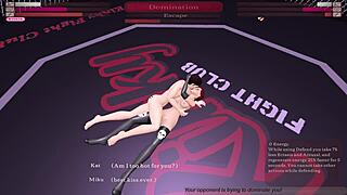 kinky fight club loss turns into cowgirl riding at night