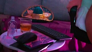 Perfect latina pornstar gives jerk off instructions on webcam until orgasm