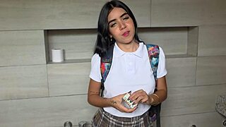 me and student go to bathroom for sex lol