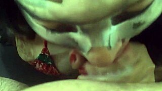 nurse helps patient extract cum and swallows it in hospital hidden cam