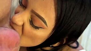 Backstage Passion With Busty Latina Model