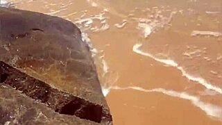 african beauty flashes boldly at the public beach today