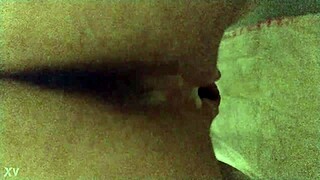 Watch the husband cum in his wife's tight asshole