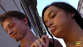 Why Does Skinny Babe Erica Black Become A Slut? For Cash!