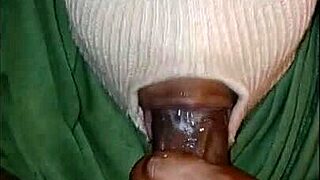 Masked Girl Gives Super Sloppy Deep Throat Blowjob With Spitting And Gagging