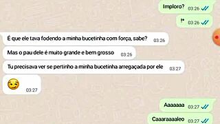 Conversa Com Esposa Sobre Foda Com Amigo!