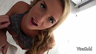 i dance, twerk, and suck dick for my stepbrother in homemade blonde babe session