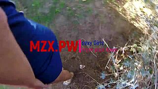 Public outing with girlfriend turns fun.